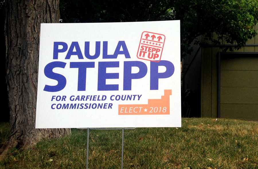 photo - Elect Paula Stepp Yard Sign